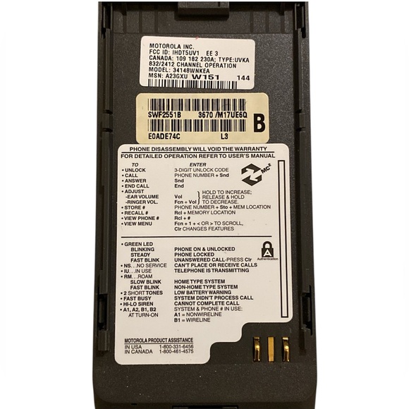 Motorola Vintage Cellular Phone Air Touch MegaPhone! - Picture 13 of 15